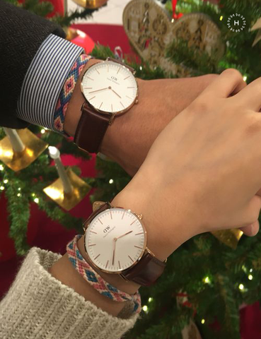 Daniel Wellington Classic Sheffield Couple Dây Da 36mm/40mm