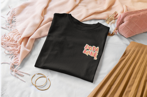 [TUỲ CHỈNH THIẾT KẾ THEO YÊU CẦU] Áo thun couple DOPAMINE form rộng tay lỡ cotton 100% CARINAMY