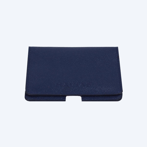 Bóp ví da thật nam nữ HAVIAS Ví Da Harp Mini Wallet Xanh Navy