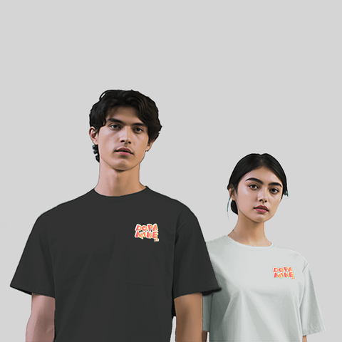 [TUỲ CHỈNH THIẾT KẾ THEO YÊU CẦU] Áo thun couple DOPAMINE form rộng tay lỡ cotton 100% CARINAMY