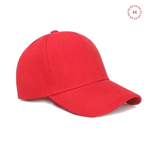 Mũ lưỡi trai Nam Nữ đi chơi màu đỏ