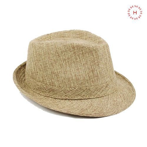 Nón vành thời trang Tây Âu màu beige