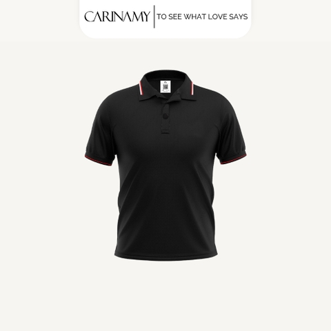 Polo Trơn Phối Sọc CARINAMY Cá Sấu PE