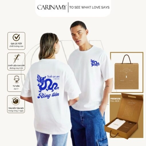 Áo thun 30/4 Rồng tiên Cotton 100%