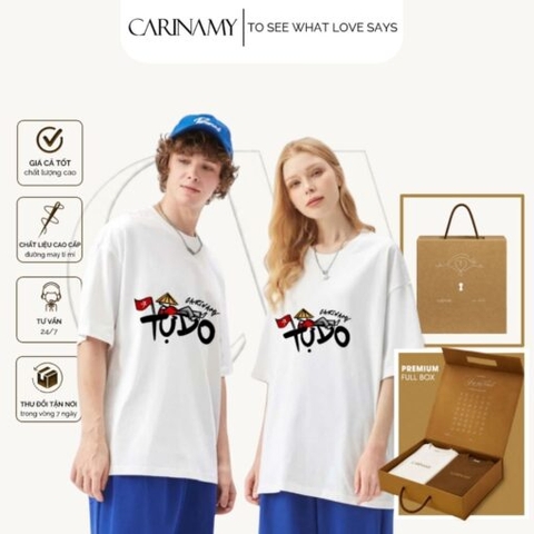 Áo thun 30/4 Tự do Cotton 100%