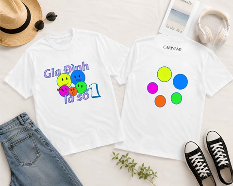 Áo thun gia đình Gia Đình Là Số 1