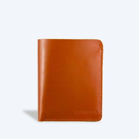 Ví đứng Mini VAMI Handcrafted Wallet Vàng bò