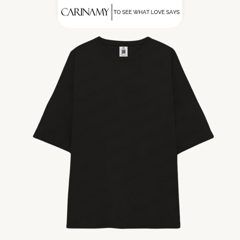 Áo thun trơn CARINAMY form rộng Cotton 100%