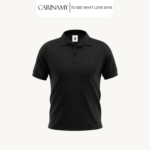 Áo polo trơn CARINAMY vải Lacoste USA