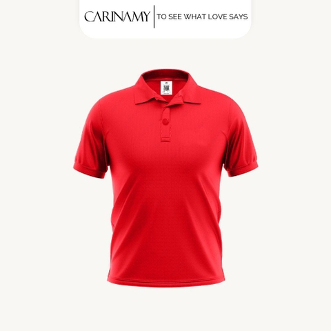Áo polo trơn CARINAMY vải Lacoste USA