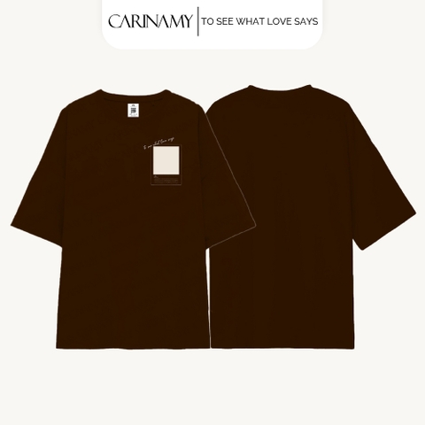 Áo thun couple CARINAMY form rộng CAPTURE