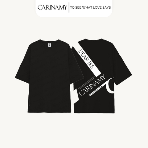 Áo thun couple  CARINAMY form rộng DEAR TEE