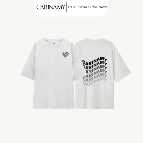 Áo thun couple CARINAMY form rộng WAVY