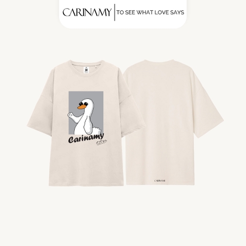 Áo thun couple CARINAMY form rộng DUCKIE