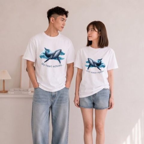 Áo thun couple YOUR OCEAN RHYTHM
