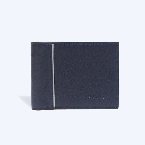 Bóp ví da thật nam nữ HAVIAS Ví da ZIPLINE HAVIAS Handcrafted Wallet Xanh Navy