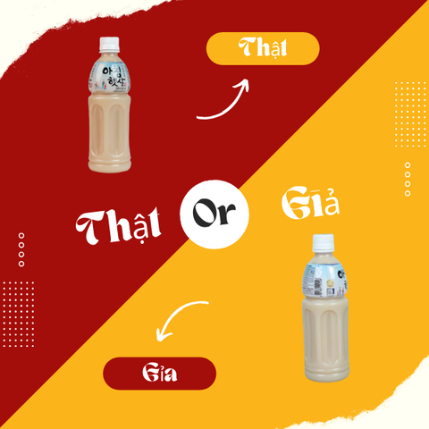 Phân Biệt Thật Giả Nước Gạo Hàn Quốc Trên Thị Trường