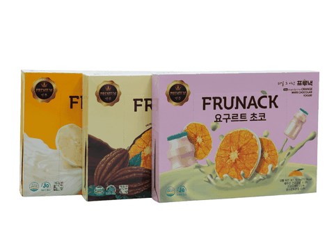 Frunack Socola Trắng Bọc Quýt Jeju – Sự kết hợp hoàn hảo giữa vị ngọt và chua thanh mát.
