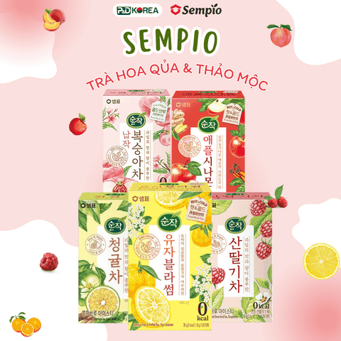 Thưởng thức hương vị trà thảo mộc kết hợp cùng hoa quả của Sempio