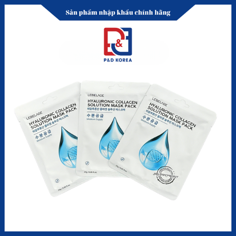 Lebelage mặt nạ collagen 콜라겐 솔루션 마스크팩