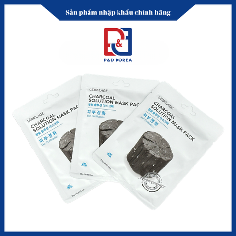LEBELAGE Mặt nạ tinh chất than tre 25g