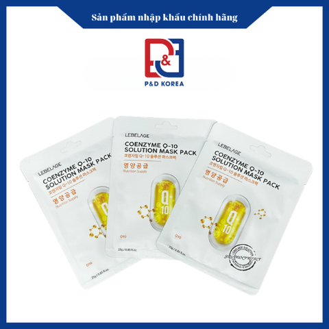 LEBELAGE Mặt nạ tinh chất co-enzyme Q-10 25g