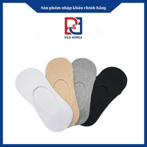 Foot Cover Tất bàn nữ Foot Cover màu đen, ghi, da 양말