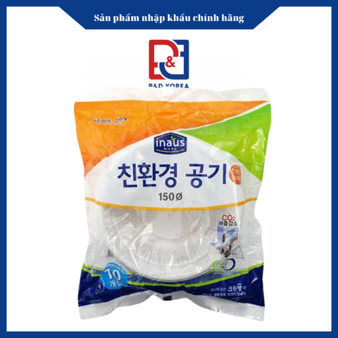 CW Bát ăn cơm dùng 1 lần cleanwrap 150 10PCW 친환경공기 150파이