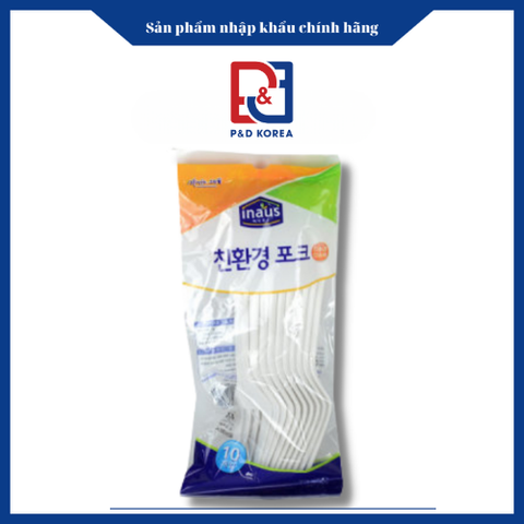 CW Dĩa dùng 1 lần CleanWrap 10PCW 친환경 포크