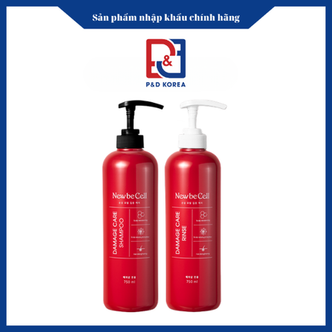 Damage Care - Dầu gội xả NewbeCell 750ml