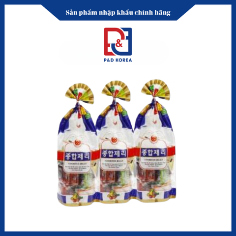 Arirang Kẹo túm dẻo hoa quả tổng hợp 500g 종합제리