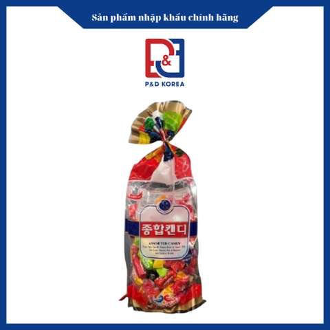 Arirang Kẹo túm hoa quả tổng hợp 500g 종합캔디ó