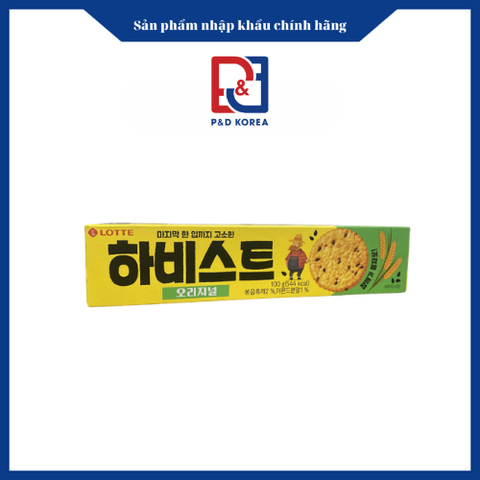Lotte bánh quy vừng 100g 하비스트S