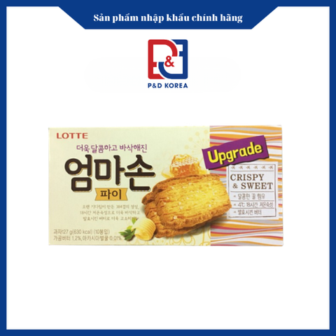Lotte Bánh bàn tay mẹ ommasol 127g 엄마손파이