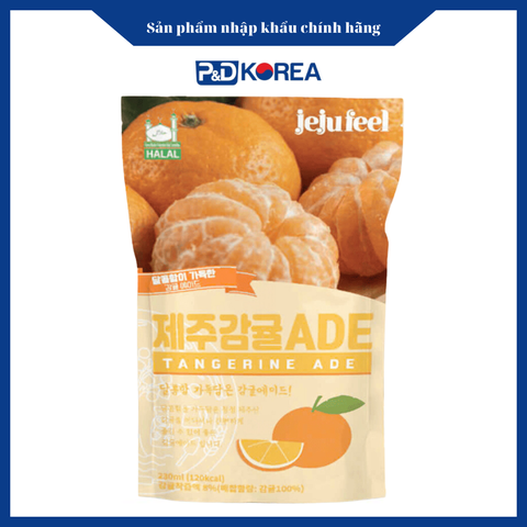 Jejufeel Nước giải khát quýt túi 230ml Tangerine Ade
