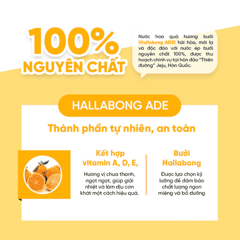 Jejufeel Nước giải khát Hallabong Ade túi 230ml