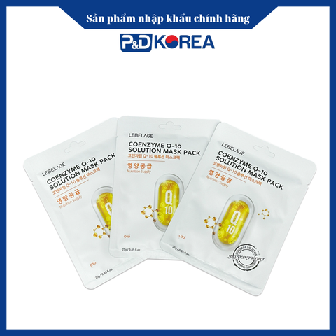 LEBELAGE Mặt nạ tinh chất co-enzyme Q-10 25g