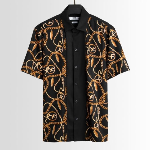 SP420 - Áo Sơ Mi Leaf Chain