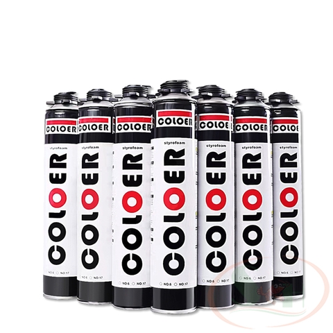 Bình xịt foam Coloer xốp nở tạo bố cục layout background bể bán cạn thủy sinh cá tép cảnh