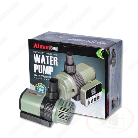 Bơm điện tử Atman GXS Frequency Water Pump biến tần bơm cạn bể cá tép thủy sinh san hô biển