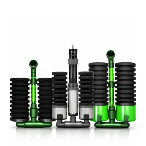 Lọc bio đôi Qanvee QS / X 100 / 200 / 100A / 200A sủi vi sinh bể cá tép cảnh