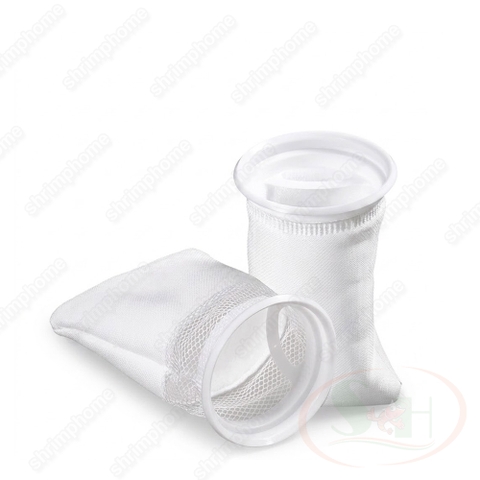 Tất lọc cặn hai lớp vành nhựa chống tràn túi lọc thô bể cá tép thủy sinh nước biển