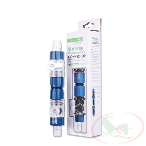 Van khóa dòng Marine nối chuyển phi 12, 16, 20 mm dây ống lọc thùng bể cá tép