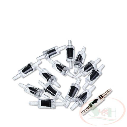 Van một chiều OEM nhựa, inox chuyên khí oxy co2 chống trào ngược nước check valve