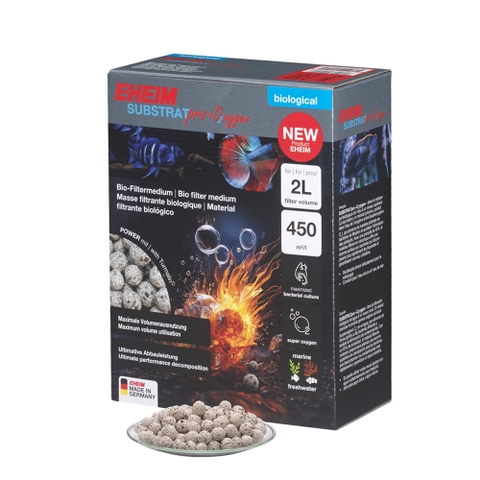 Vật liệu lọc Eheim Substrat Pro+ O2xygen sứ viên bi cao cấp lọc bể cá tép