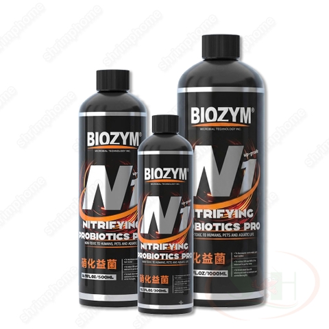 Vi sinh nước Biozym N1 Pro Upgrade Nitrifying Probiotics thức ăn vi sinh bể cá tép thủy sinh nước mặn