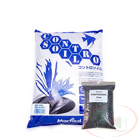 Nền Marfied Contro Soil Black Fine Nhật Bản trồng cây thủy sinh nuôi cá tép control soil
