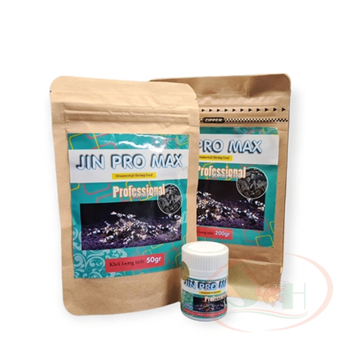 Thức ăn tép Min Jin Pro Max Shrimp Feed giàu đạm tăng trưởng tôm tép cảnh