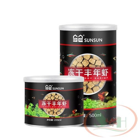 Thức Ăn Cá Sunsun Frozen Dry Shrimp Food Artemia Sấy Khô