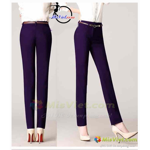 MV192 QUẦN KAKI TÍM ĐEN HÀN QUỐC QUYẾN RŨ